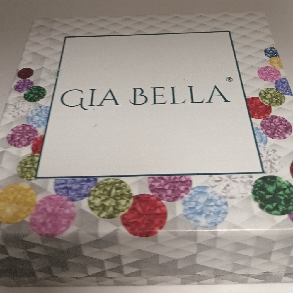 GIA BELLA LOVE & CRYSTAL BAR NECKLACE